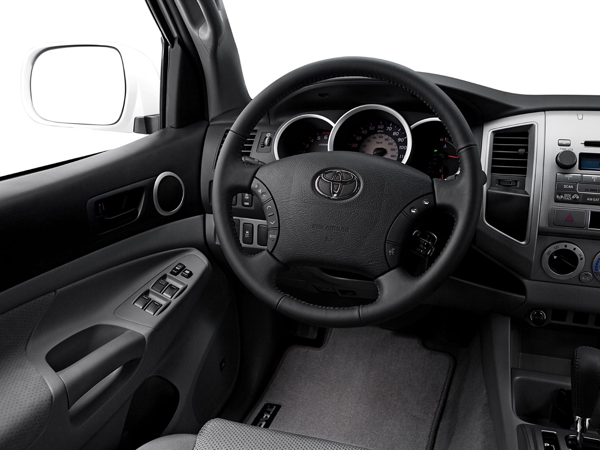 The 2009 Toyota Tacoma Had Excellent Interior Space, a six speed manual transmission, and a chrome package.